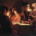 Dinner Party  (Gerrit Van Honthorst)