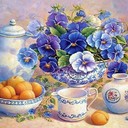 Natura morta con albicocche (Trisha Hardwick)