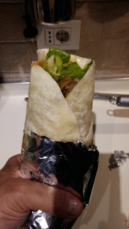 Kebab di maiale e melanzane Kebab di maiale e melanzane