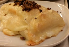 Tortino scamorza prosciutto cotto di praga e tartufo