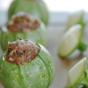 Zucchine tonde ripiene