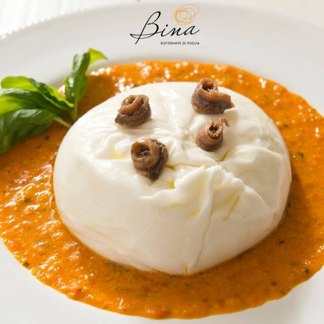 Bina Ristorante, burrata