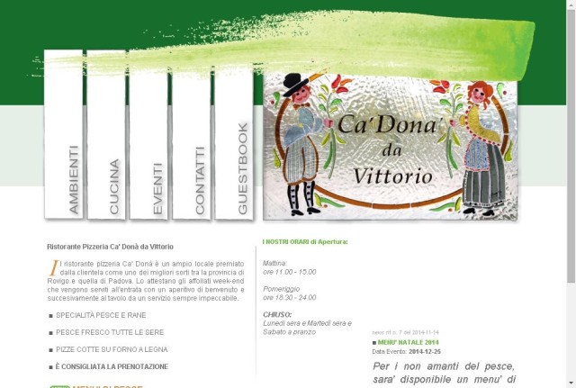 Ristorante Pizzeria Ca' Dona da Vittorio