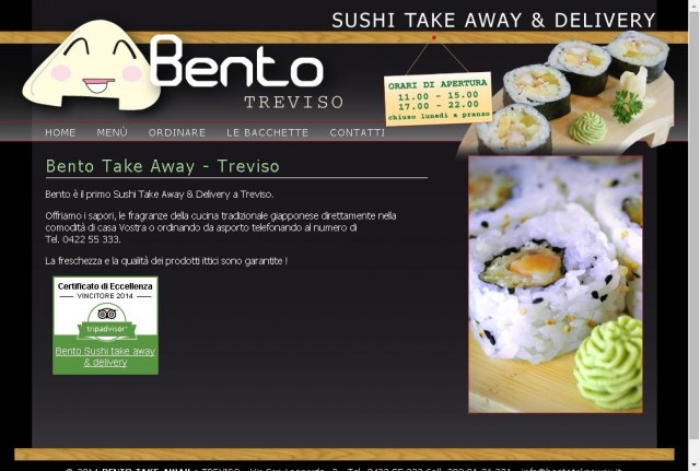 Bento Sushi take away &amp; delivery