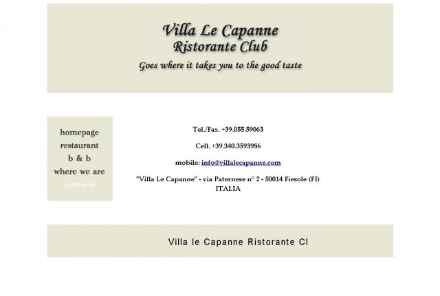 Villa Le Capanne
