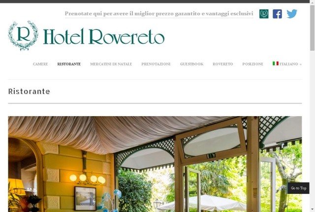 Ristorante Novecento dell'Hotel Rovereto