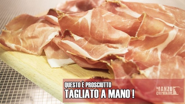 Prosciutto tagliato a mano