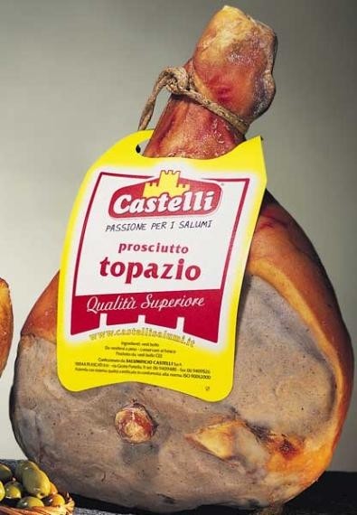 Castelli Salumi, prosciutto Topazio