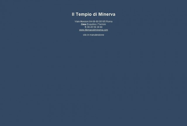 Il Tempio di Minerva