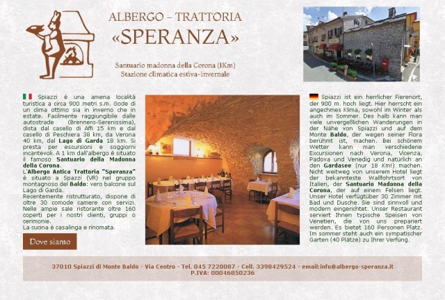Albergo Trattoria Speranza Di Zaninelli Lina
