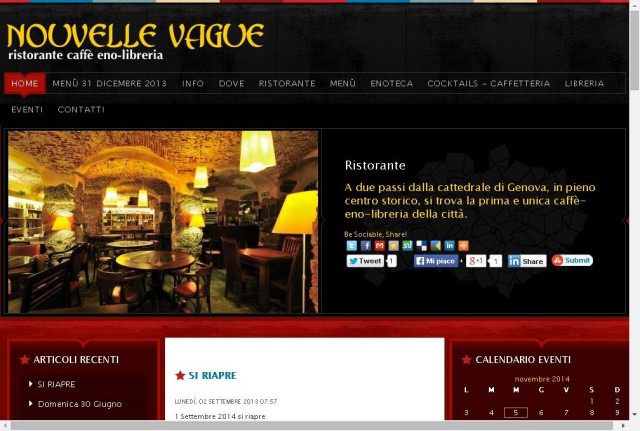 Nouvelle Vague Caffe Eno Libreria