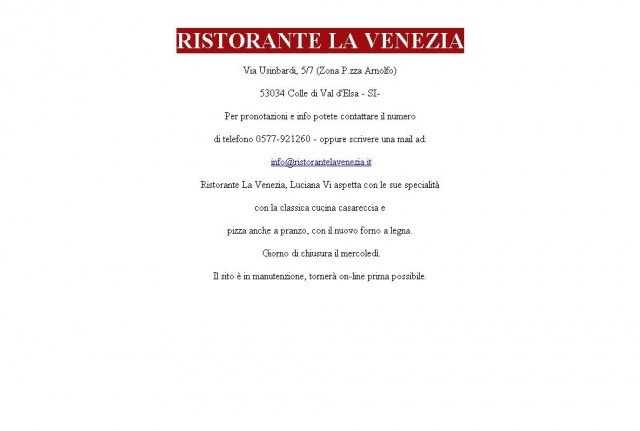 Ristorante Pizzeria La Venezia