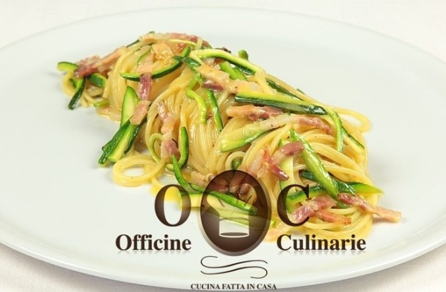 Officine Culinarie, carbonara di zucchine