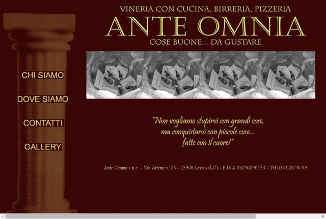 Ante Omnia